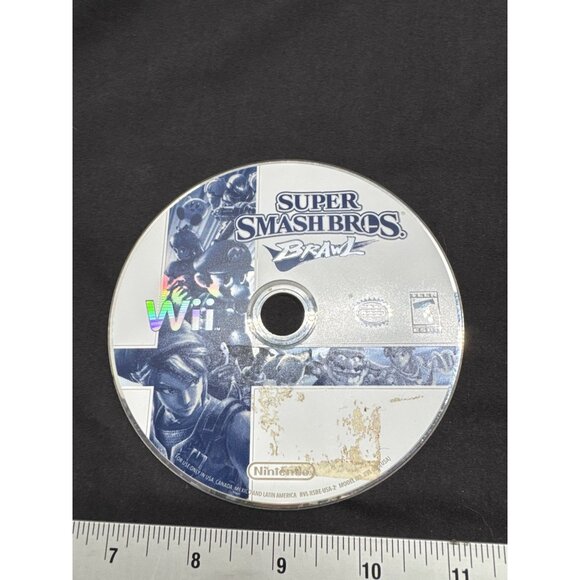 Super Smash Bros. Brawl Disc For Nintendo Wii Game Tested Pre-Owned - Picture 1 of 3